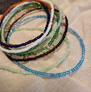 African adornment bracelet set